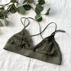 Rose + Vine Lace Bralette - size XS